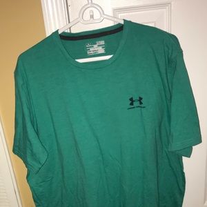 Teal under armour t-shirt